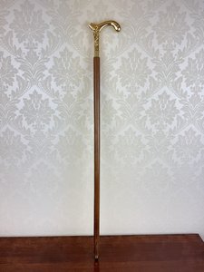 Elegantní vycházková hůl s mosaznou rukojetí, cena za ks